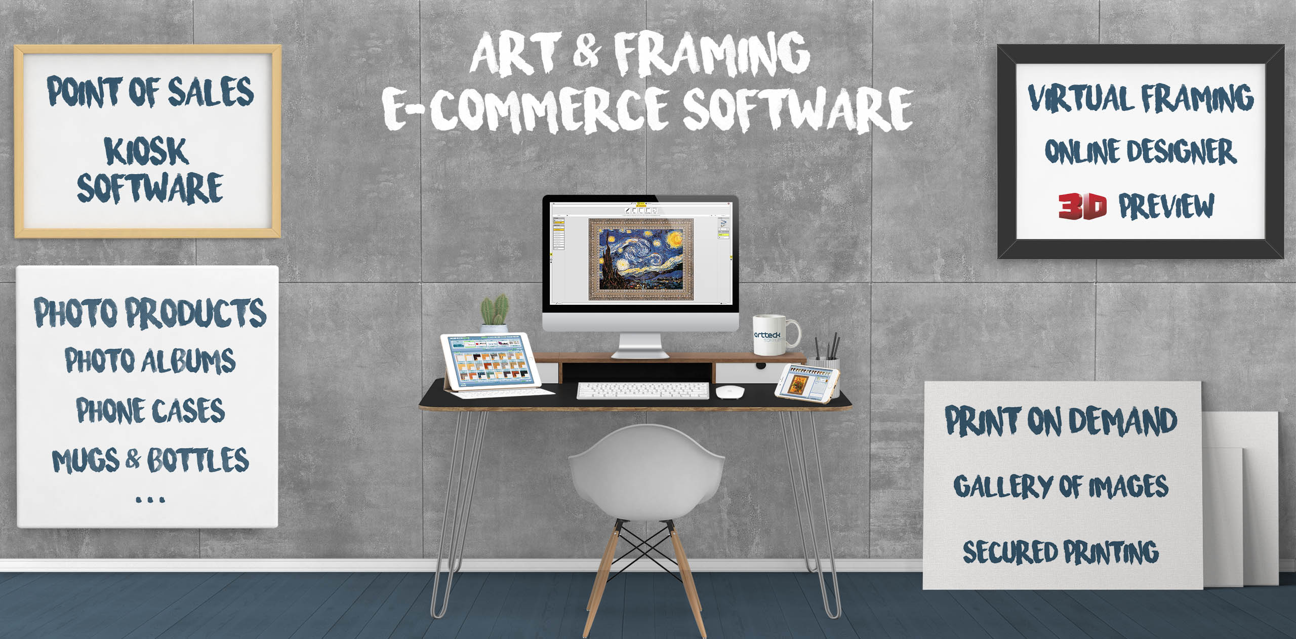 Art & Framing e-Commerce Software